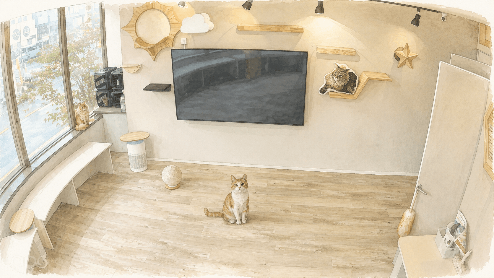 猫と暮らす家